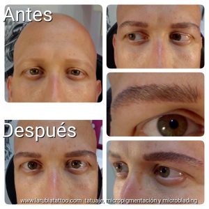Microbladimg cejas 3D masculinas