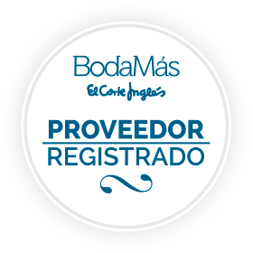 Click aquí para acceder a la ficha de proveedor registrado por El Corte Inglés Proveedor registrado BodaMás, El Corte Inglés.