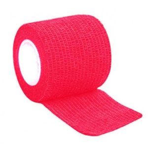 Cinta cohesiva roja 5cm x 5metros