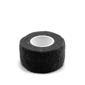Cinta cohesiva negra 2,5cm x 4,5metros